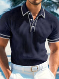 Lucian | Colour-Blocked Short Sleeve Polo Shirt