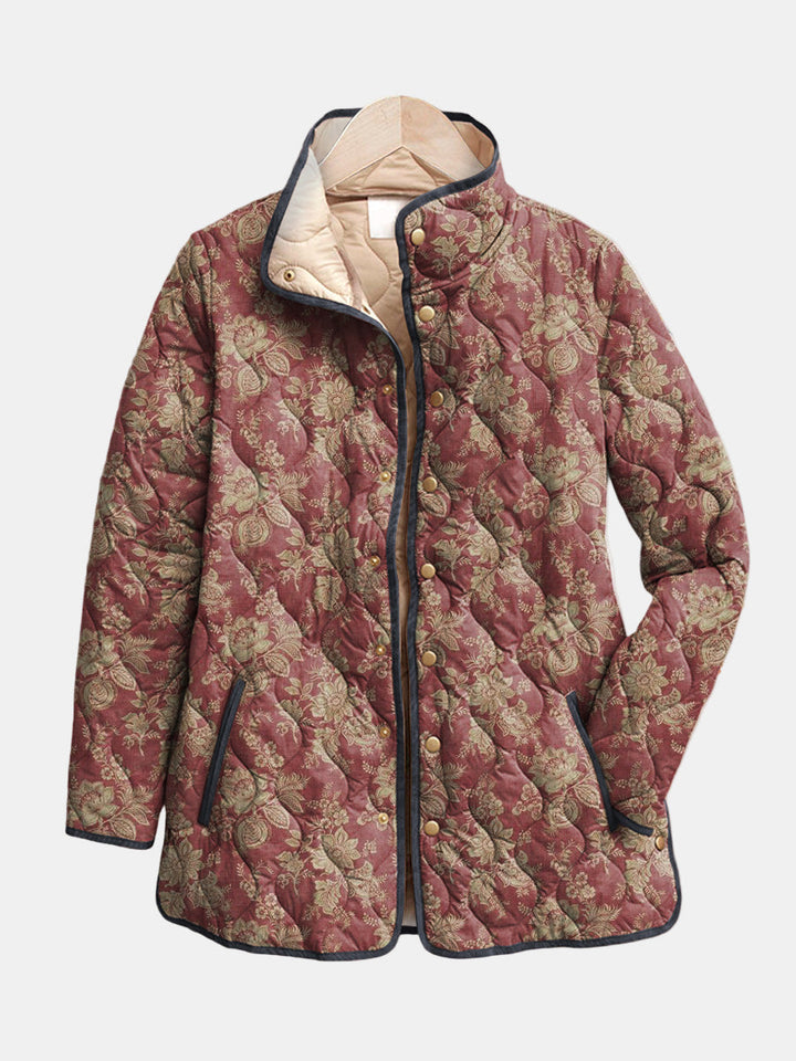 Valcor | Quilted Jacket Damask Plum Sophie