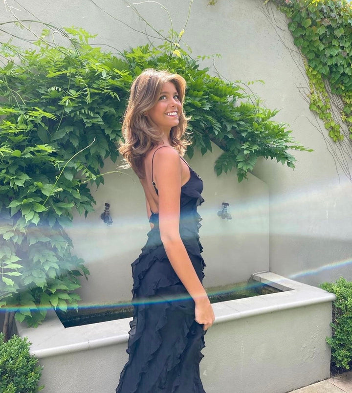 Zara - Ruffle Maxi Dress