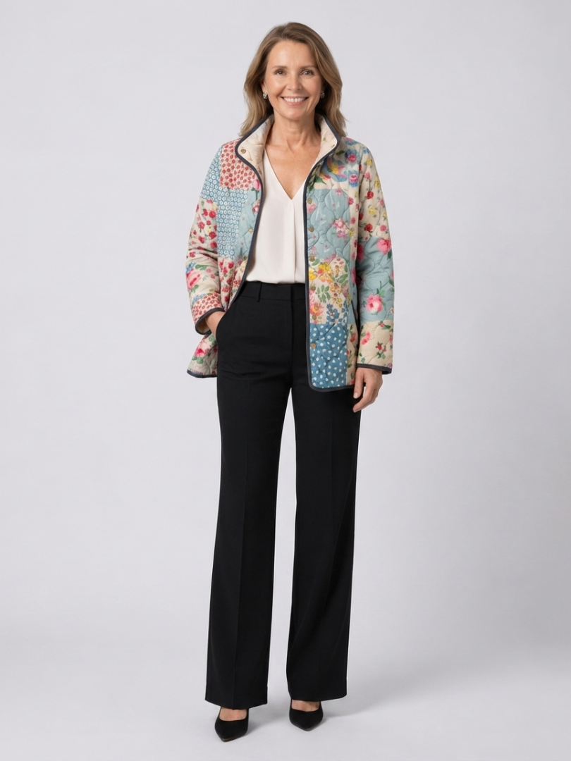 Valcor | Quilted Jacket Patchwork Flowers Chloé