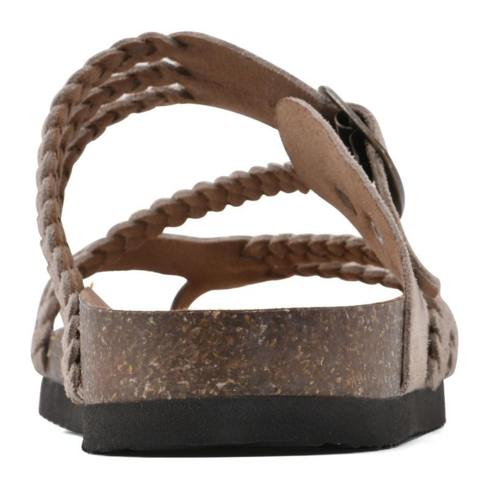 Hayleigh | Woven Cork Sandals