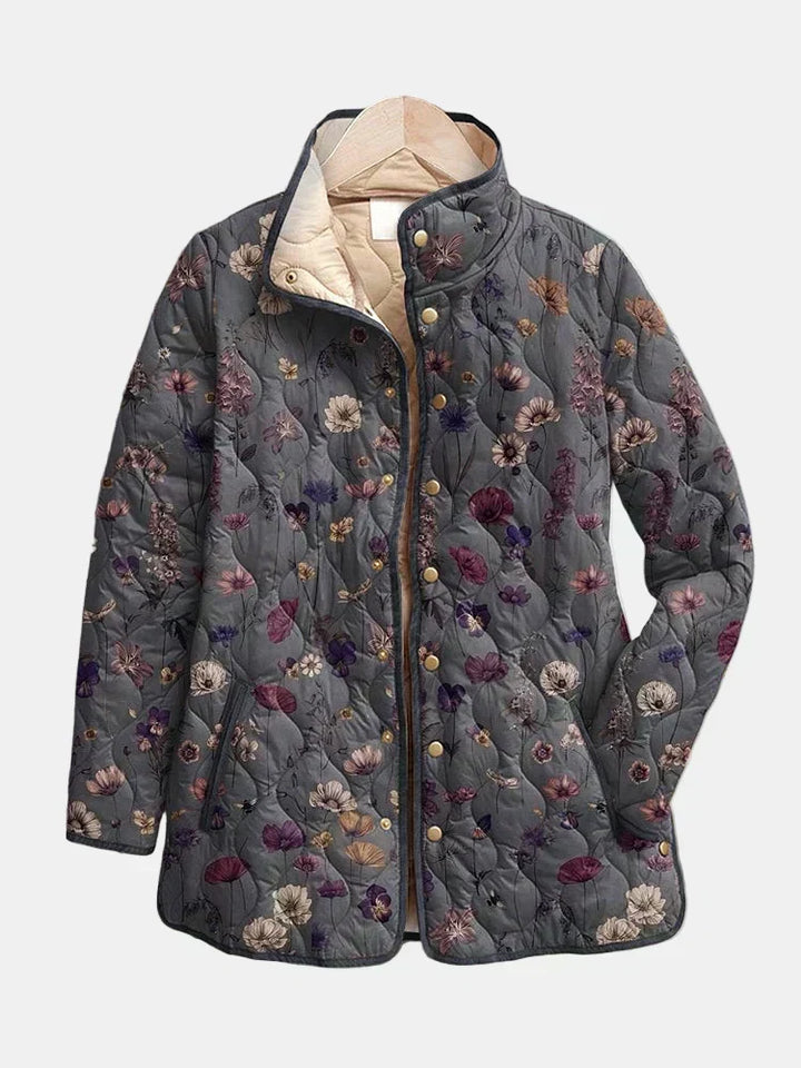 Valcor | Padded Jacket with Dried Flowers Nathalie