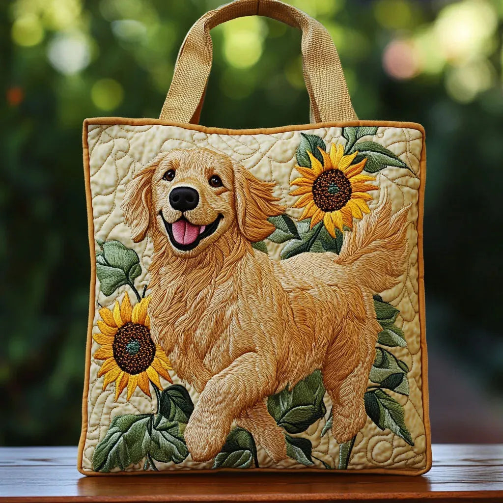 Satin Bag in Gold