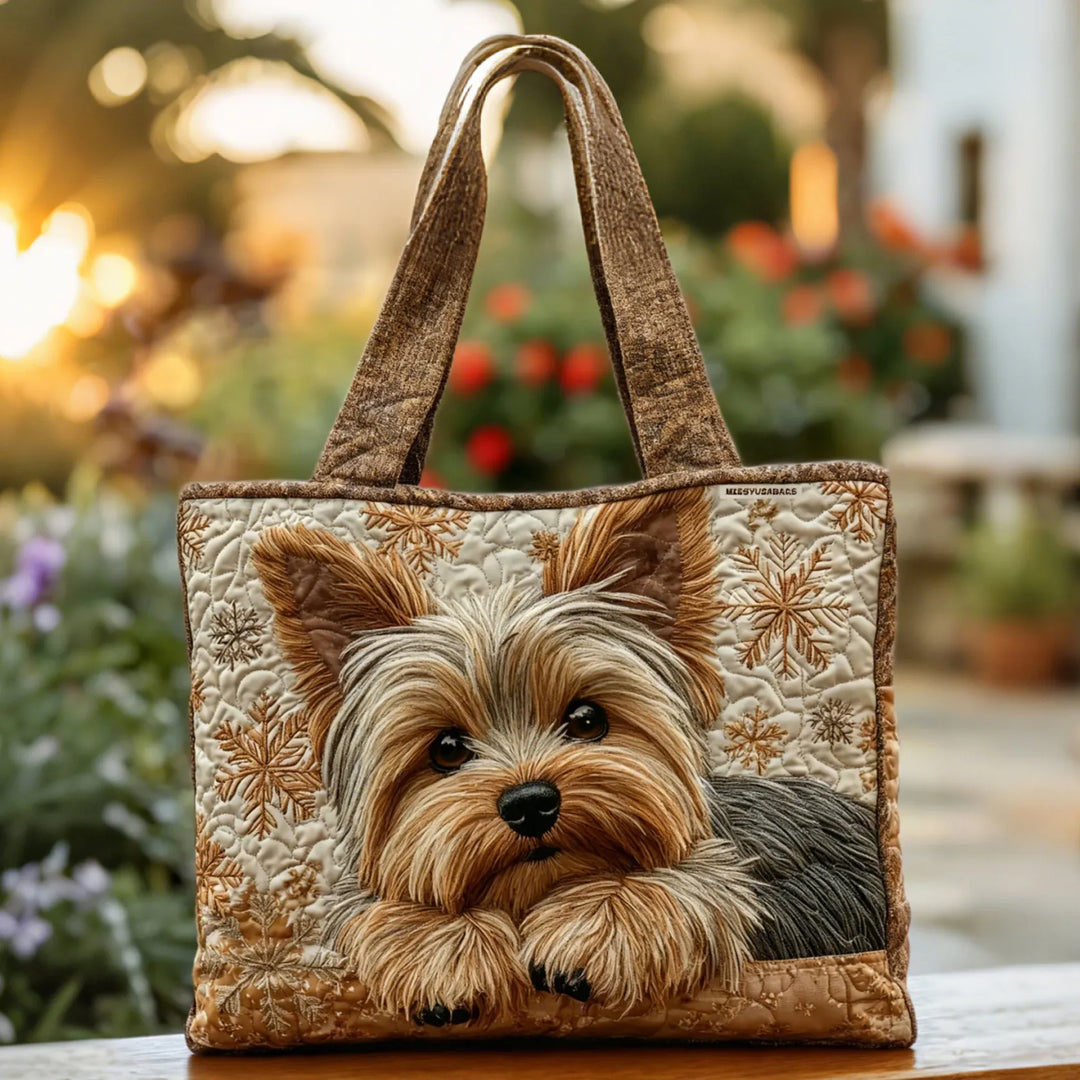 Handcrafted Bag with Yorkie