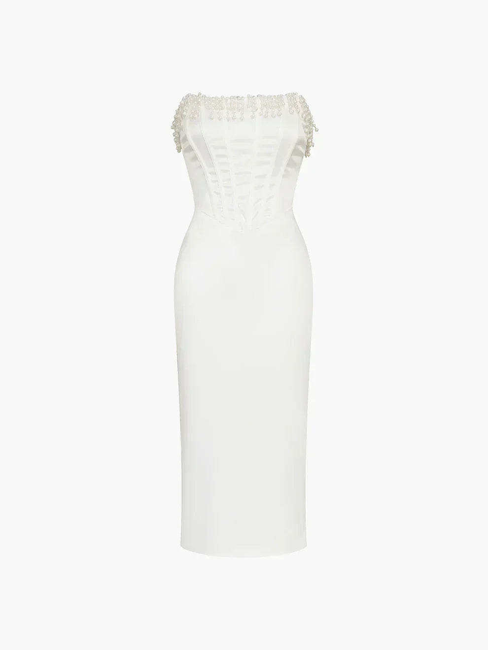 Zahra - Breathtaking Satin Midi Dress