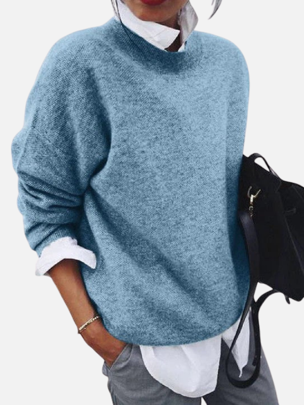 Maria | Soft Knit Jumper with Round Neck