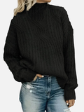 Mette | High Neck Cable Knit Sweater