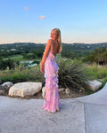 Olivia | Floral Ruffle Maxi Dress