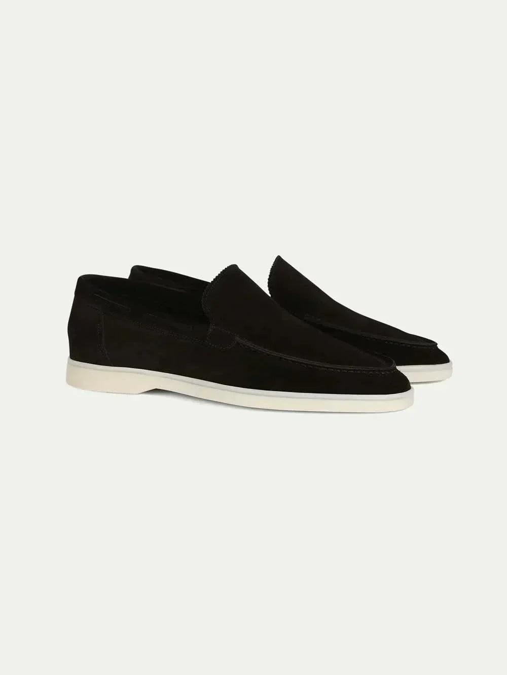 Classic Suede Loafer Black