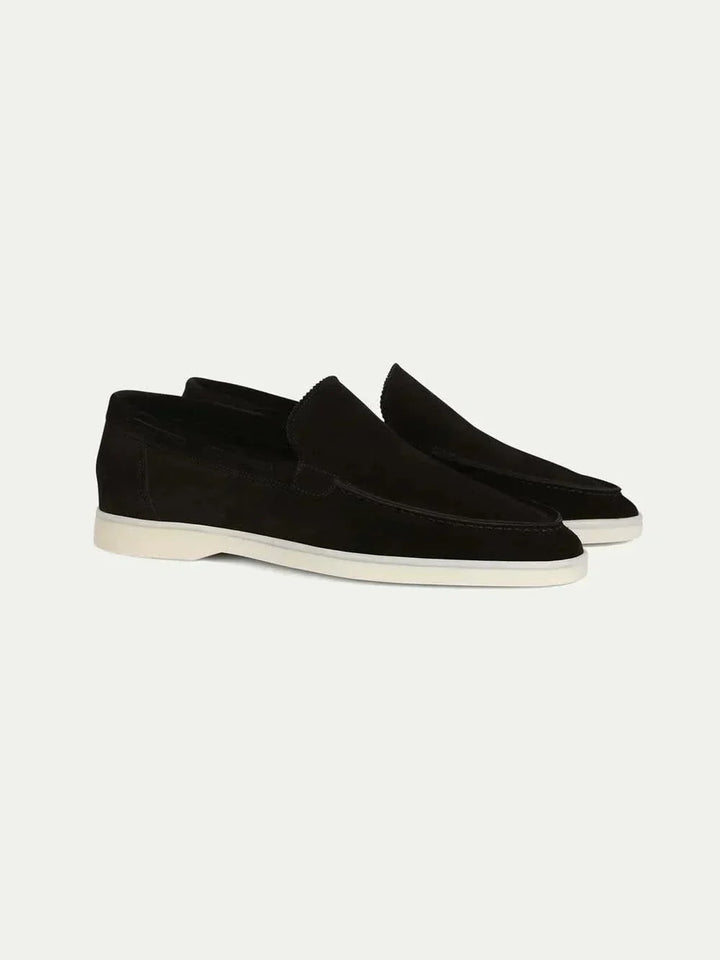 Classic Suede Loafer Black