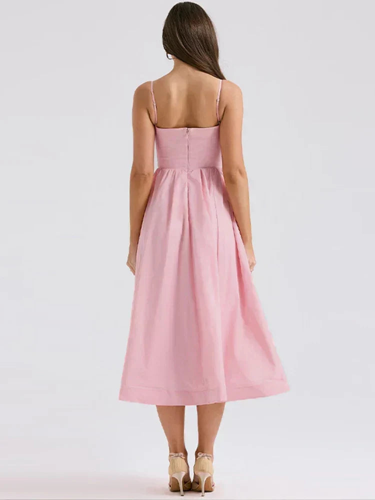 Jovie - Midi Dress with Straps