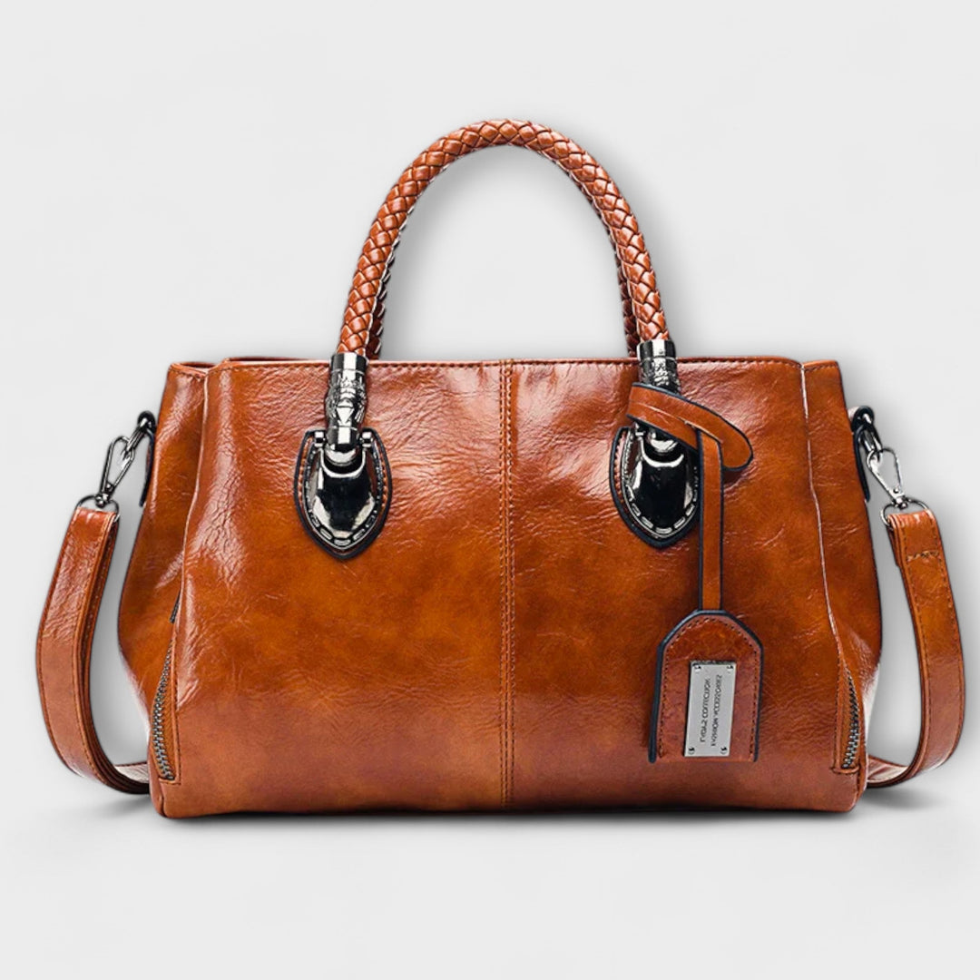 Lyrielle - Elegant Leather Duffle Bag