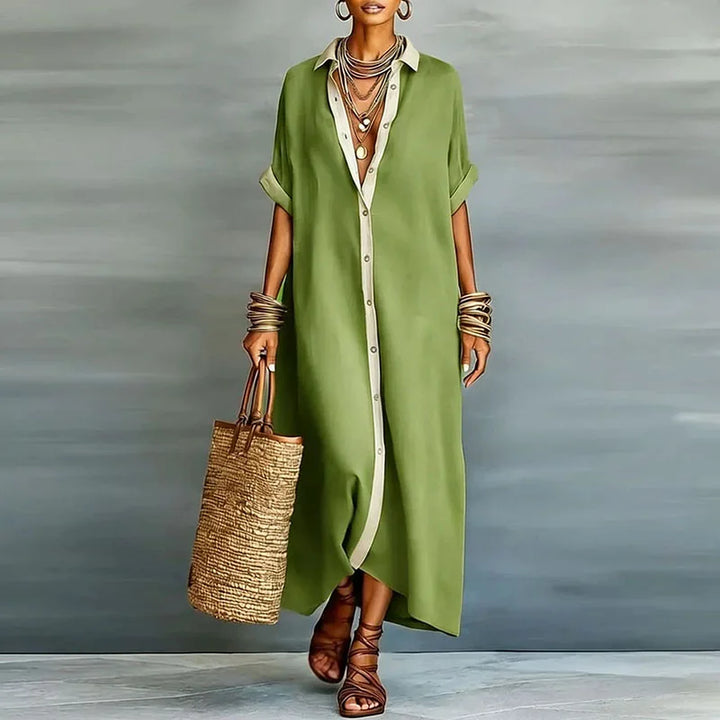 Anastasa™ | Long Shirt Dress