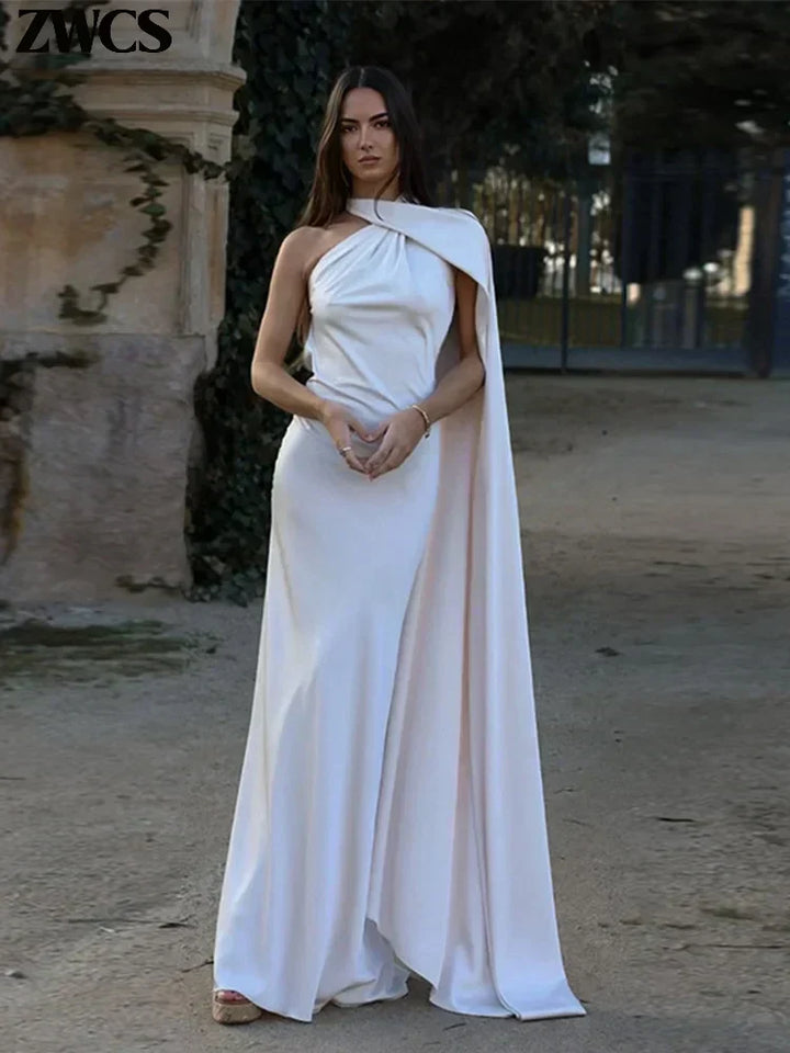 Adaline - Timeless Cape Maxi Dress
