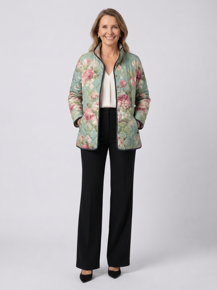 Valcor | Quilted Jacket Old Roses Light
