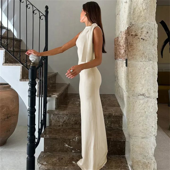 Cristina - Long Dress with Shoulder Straps