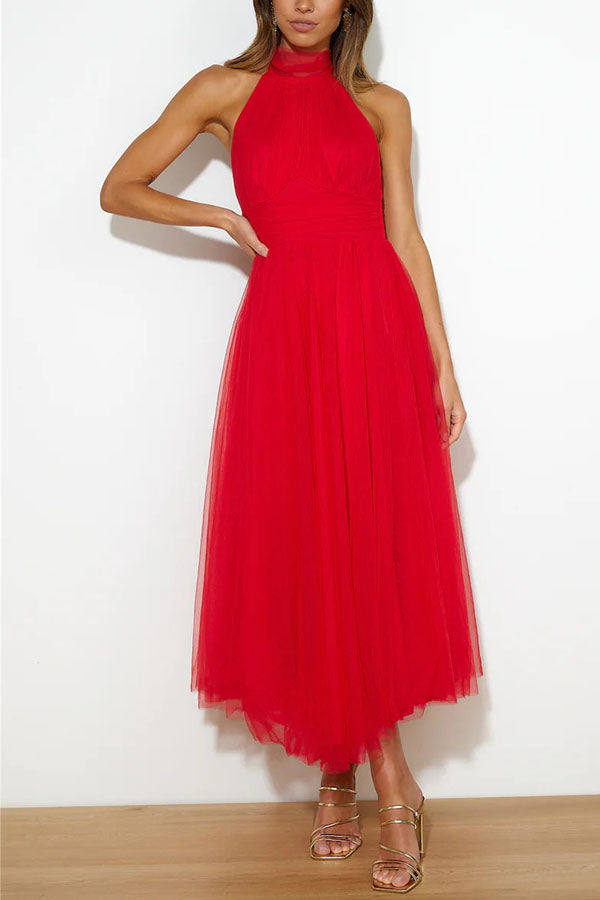 Phoebe - Midi Dress with Long Skirt