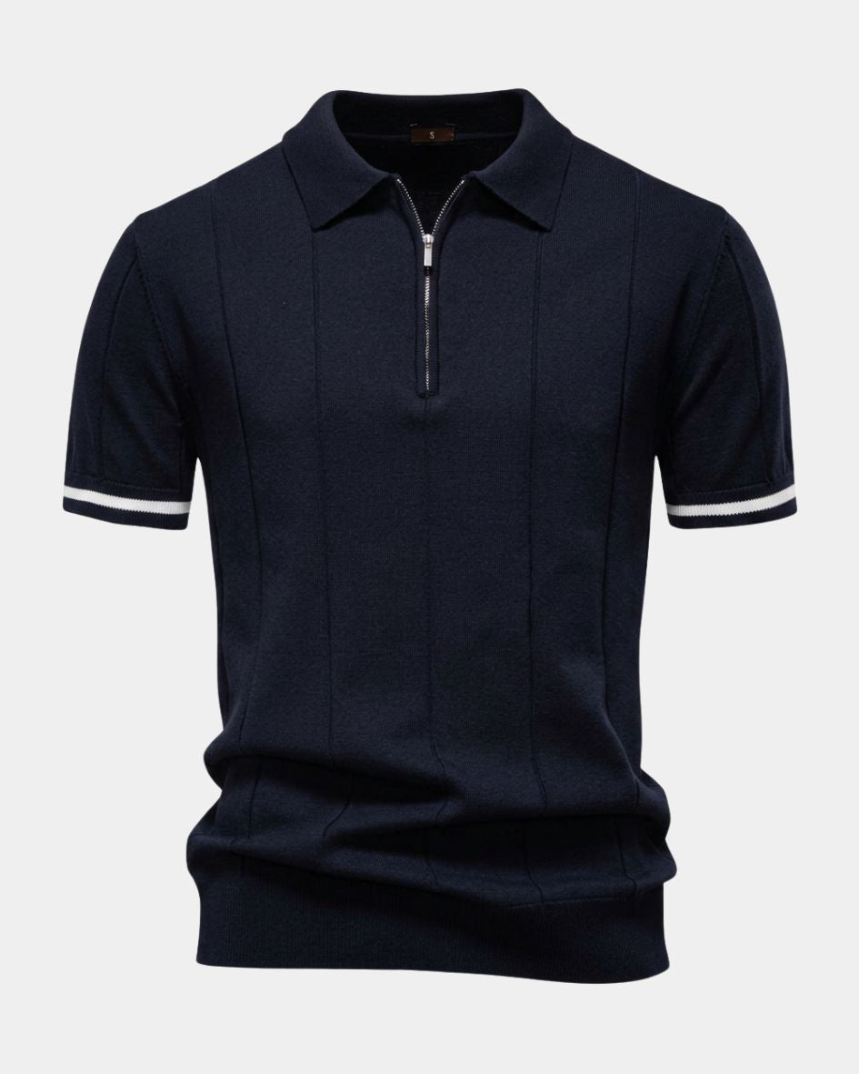 Clark | Zip Polo Shirt