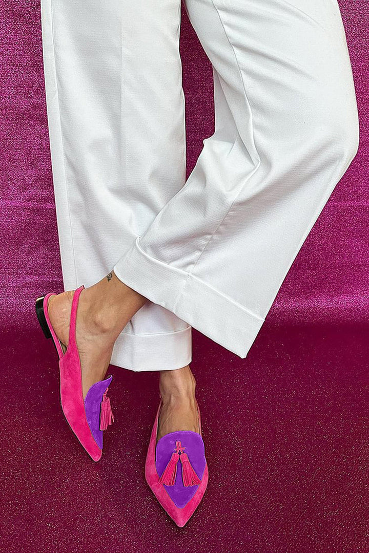 Iliana™ - Colourful Fringed Ballet Flats