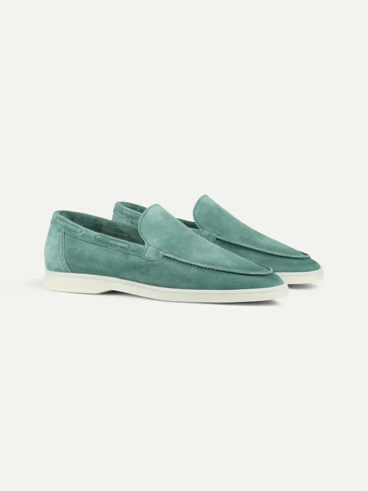 Classic Suede Loafer Apple Blue