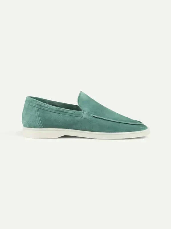 Classic Suede Loafer Apple Blue