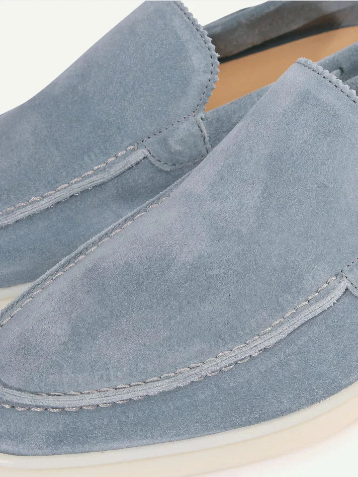 Classic Suede Loafer Baby Blue