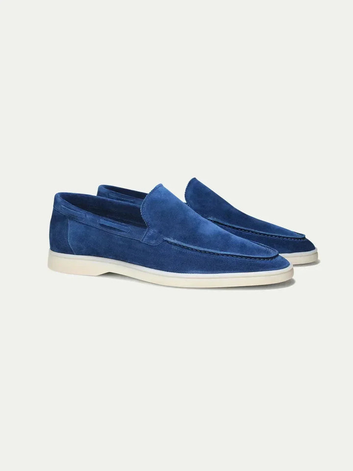 Classic Suede Loafer Berry Blue