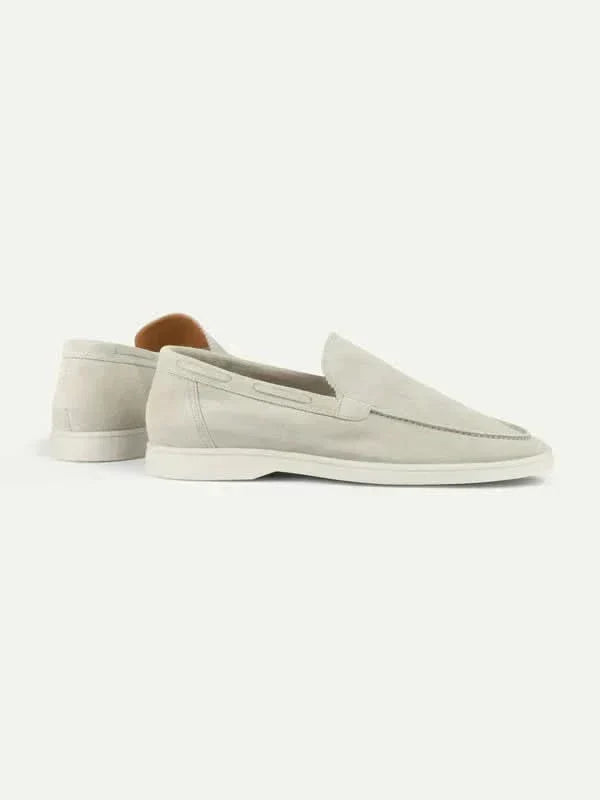 Classic Suede Loafer Cream