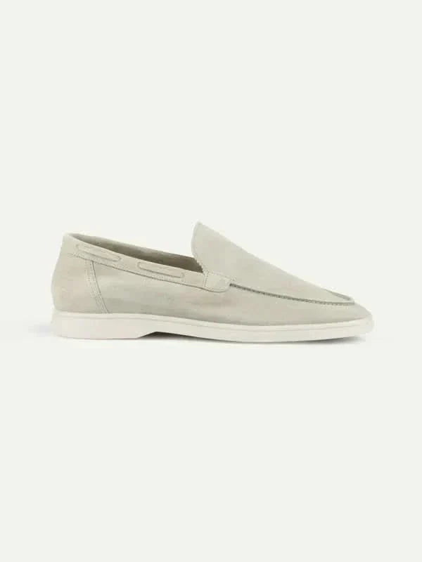 Classic Suede Loafer Cream